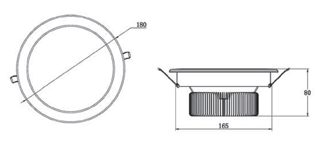 led筒灯 5.5寸 绿色环保,节能灯具 室内照明