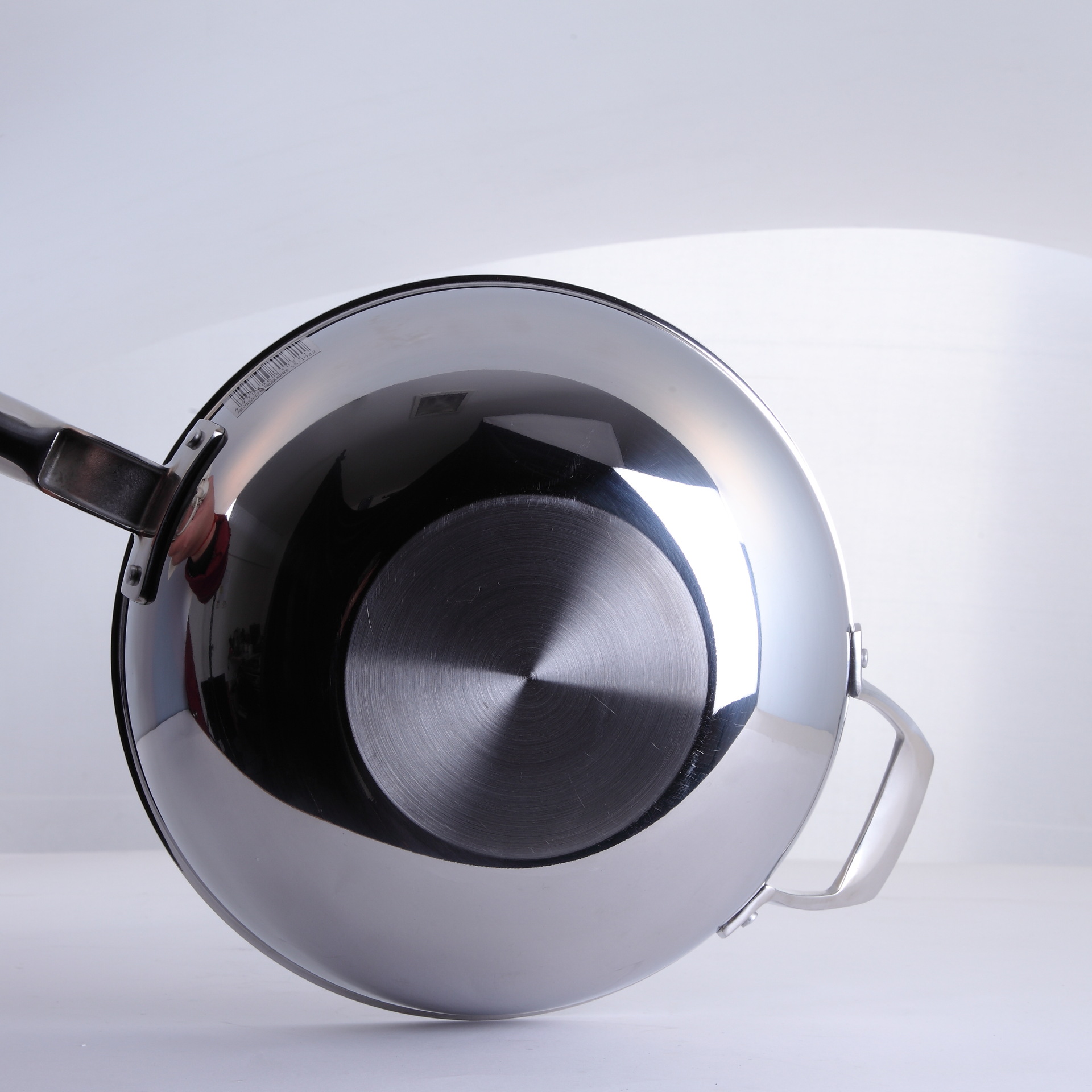 康帅德国晶钢钻不锈钢不粘锅无油烟电磁炉燃气灶通用炒锅锅具厨具