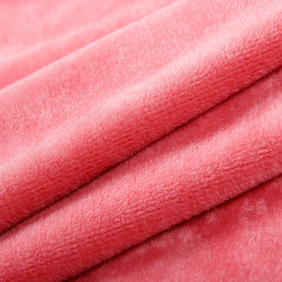 厂家直销 素色/条纹双面一体不倒绒面料 童装面料