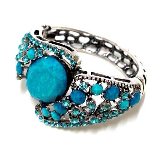 欧美朋克风手饰 莱茵石镂空镶钻手镯 ebay速卖通货源 alqq2014045