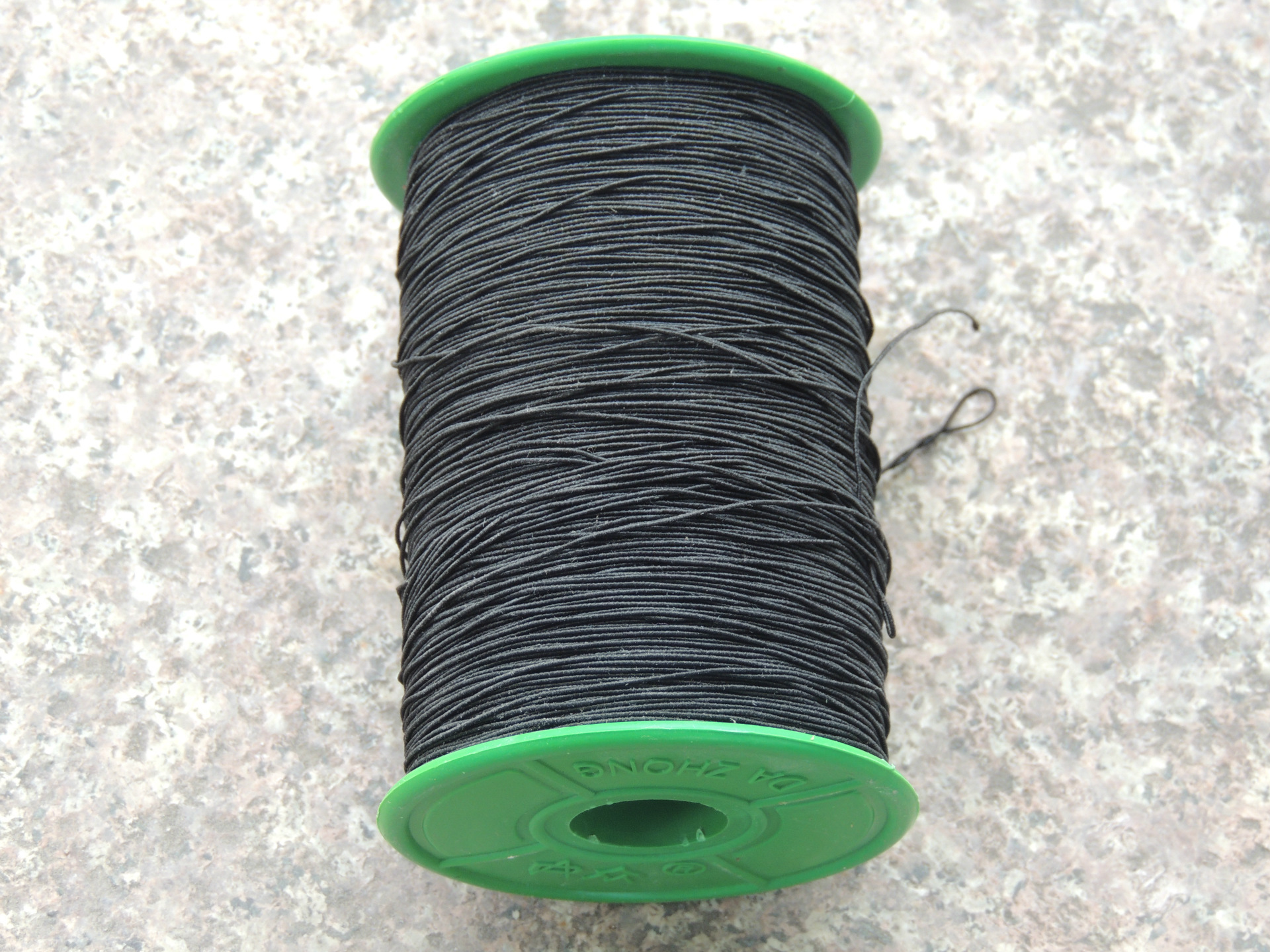 弹力线橡筋线 0.5mm松紧线 高弹力底线 黑白橡筋绳 服装辅料