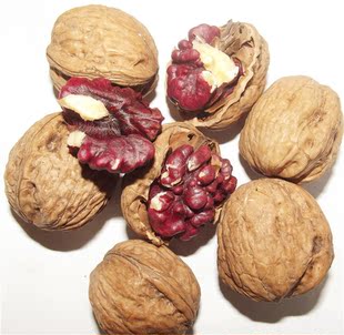 美国红仁红皮紫皮紫衣核桃不涩补脑坚果 野生核桃特价评分1斤起