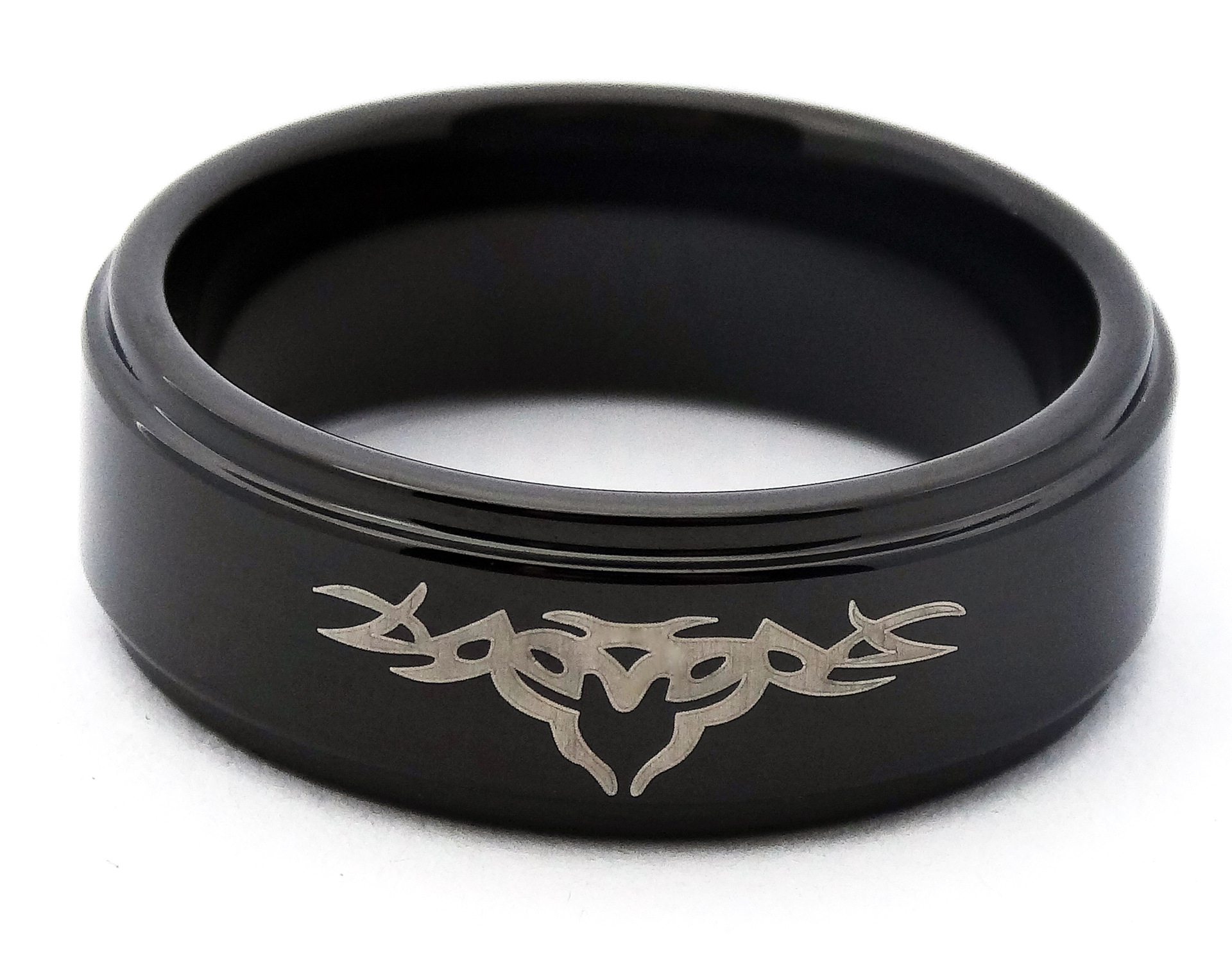 供应2013新款时尚钨钢戒指 黑色电镀戒指