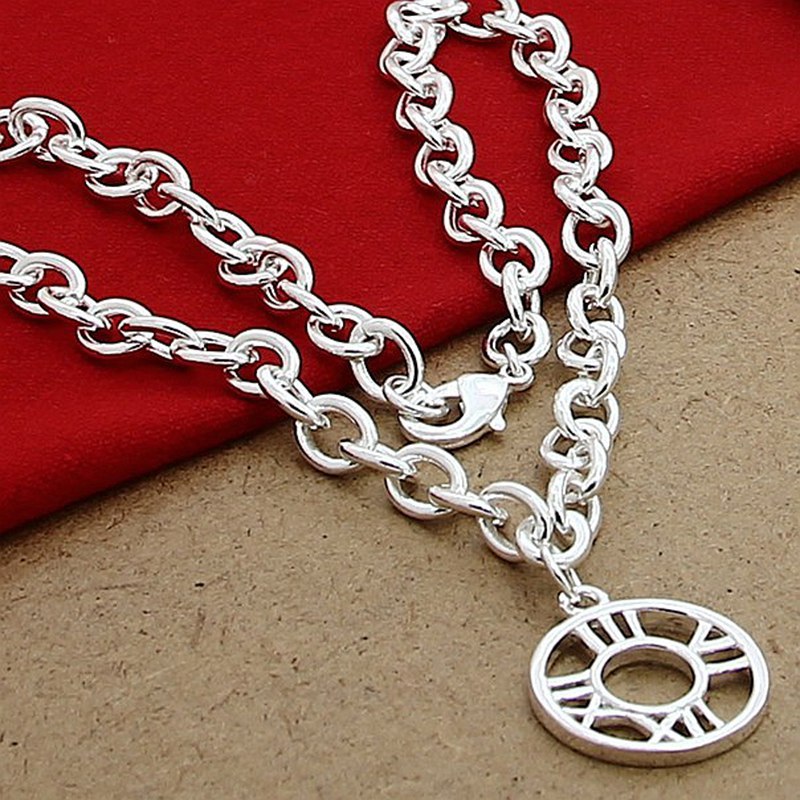 外贸出口925银虾扣圆罗马项链韩版热卖现货供应项链批发p139