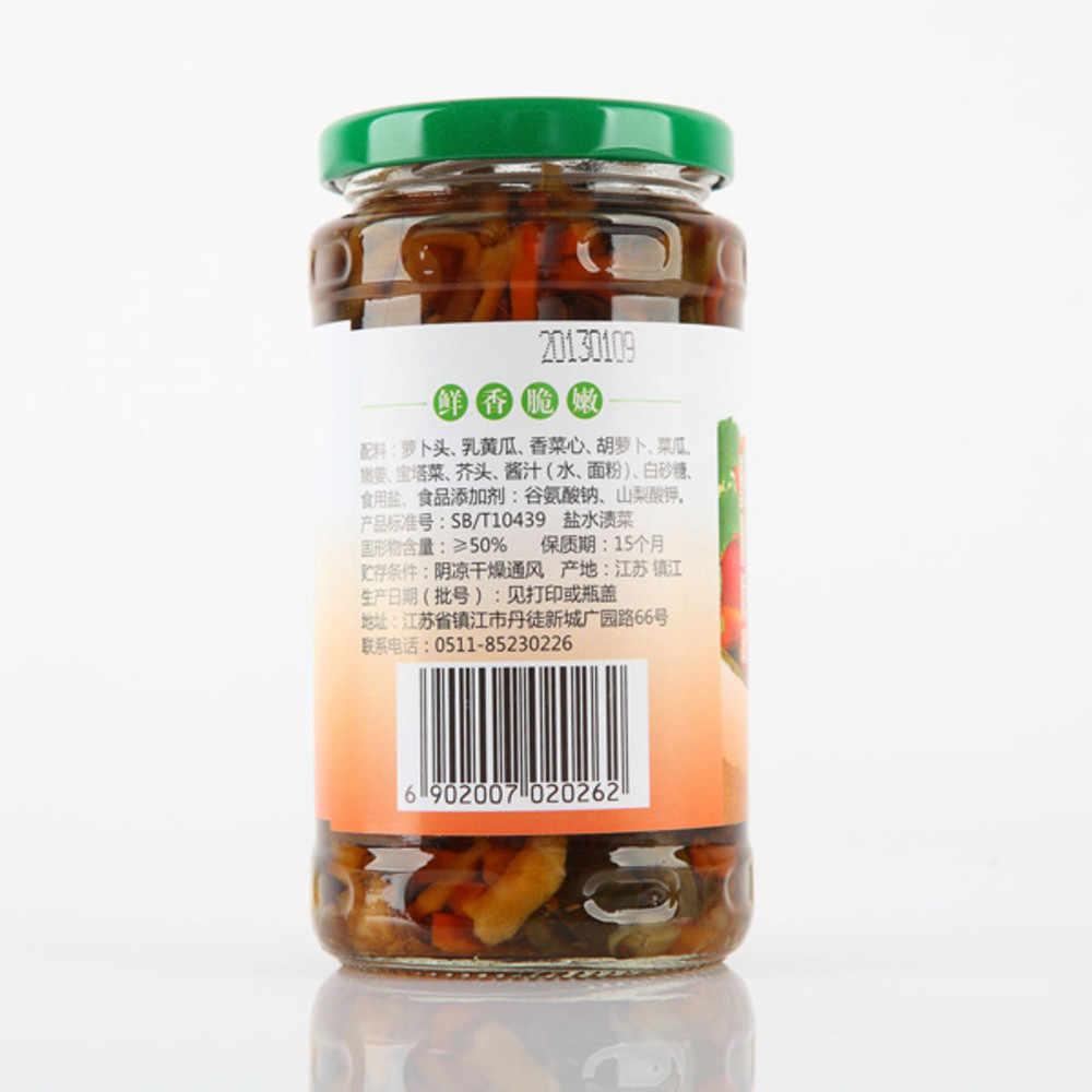 预制包装菜代理什锦菜375克下饭小菜腌制泡菜