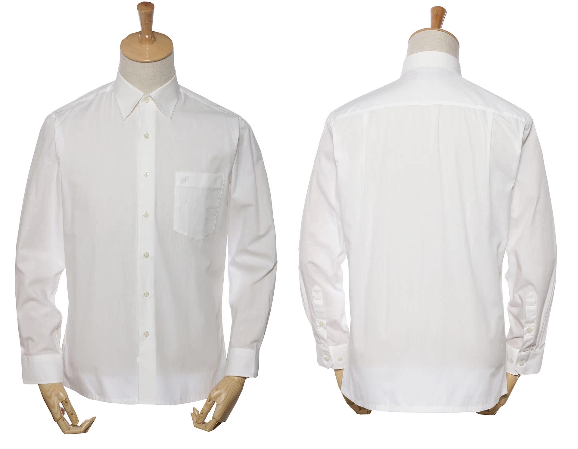 2014男士职业长袖抗皱免烫条纹全棉纯棉衬衫 男士职业正装衬衣