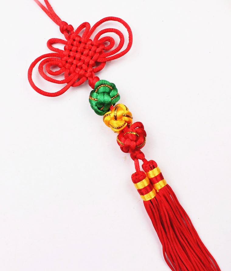 蝴蝶结中国结挂件 手工精编小号中国结挂饰促销礼品义乌中国结