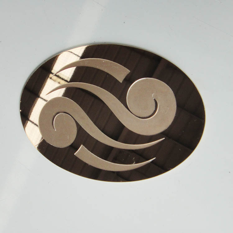 【威恒金属】厂家大量供应加工蚀刻logo 度钛金 金属蚀刻加工