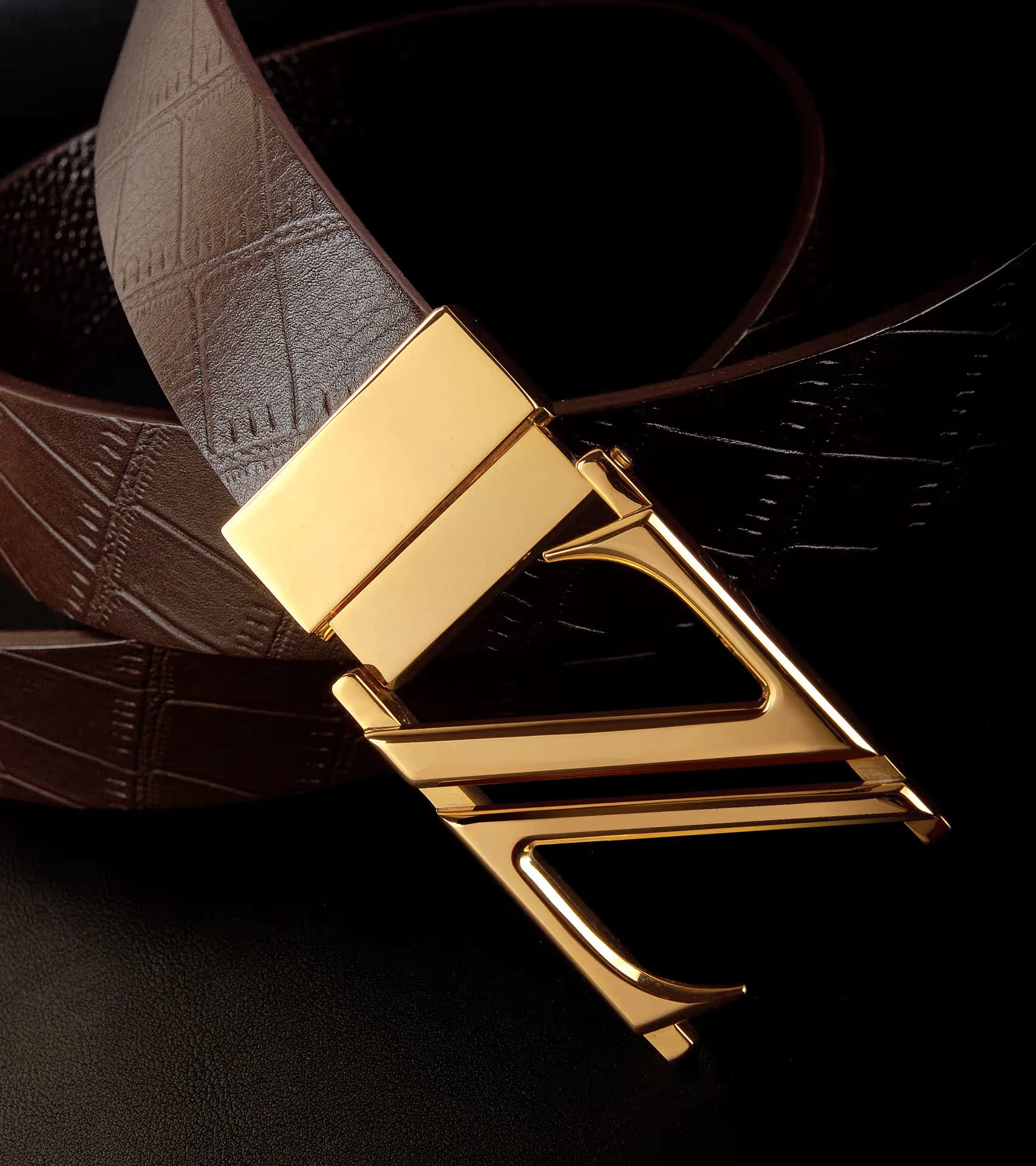 时尚经典单z铜扣男女款真皮腰带 双面品牌皮带 男士腰带头层皮带