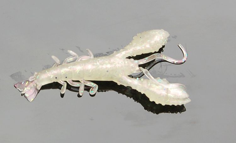 新品路亚饵软饵锤子虾软鱼软虫软虾95mm/8g5只异形虫