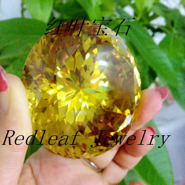 梧州宝石大锆石土豪金色60.00mm 高档奢华2014年最好的送礼佳品