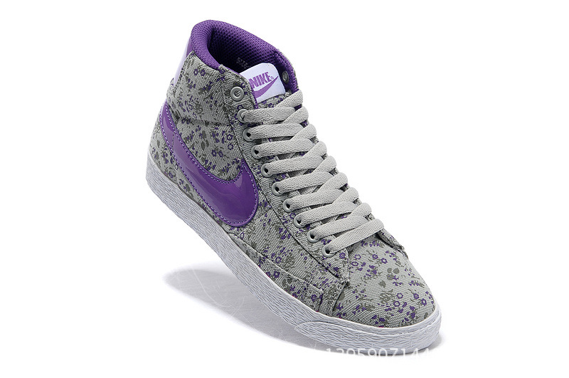  耐克>板鞋时尚个性小碎花开拓者女鞋高邦板鞋休闲运动鞋