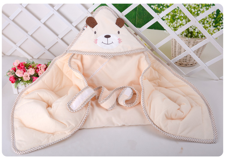 婴舒爽新款春秋婴儿包被 纯棉加大新生儿抱毯 夏季宝宝空调包被图片