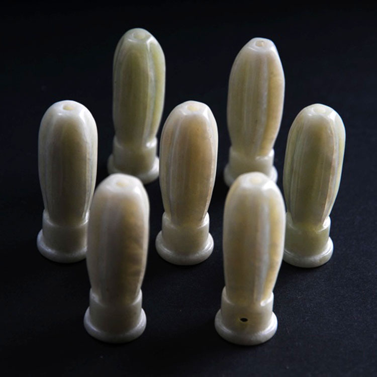 厂家直销琴枕 乐器配件 古琴琴枕 岫玉玉石琴枕餍足 天然玉石琴枕