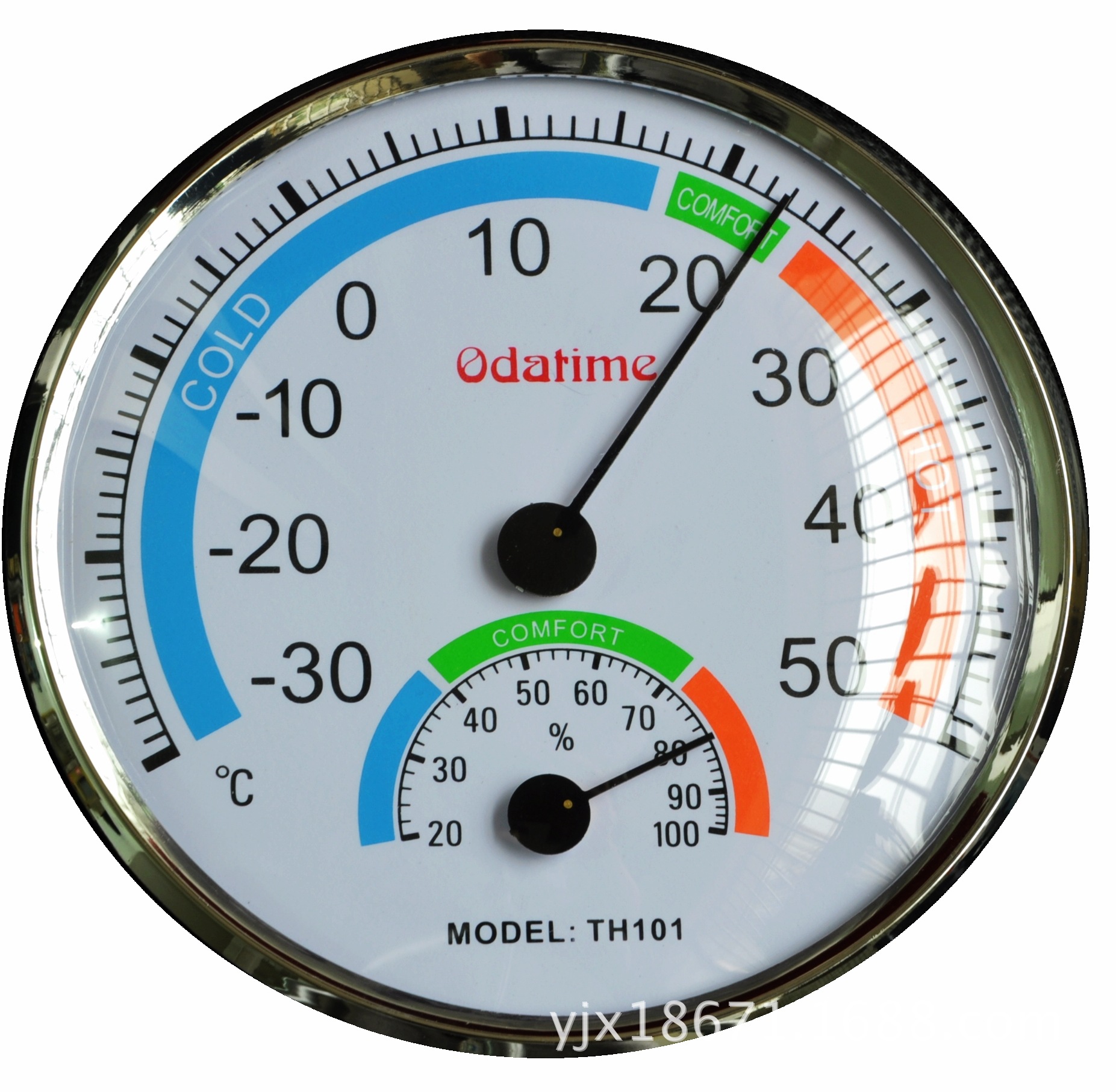 th101温度计 温湿度计 双金属温度计 指针式温湿度计