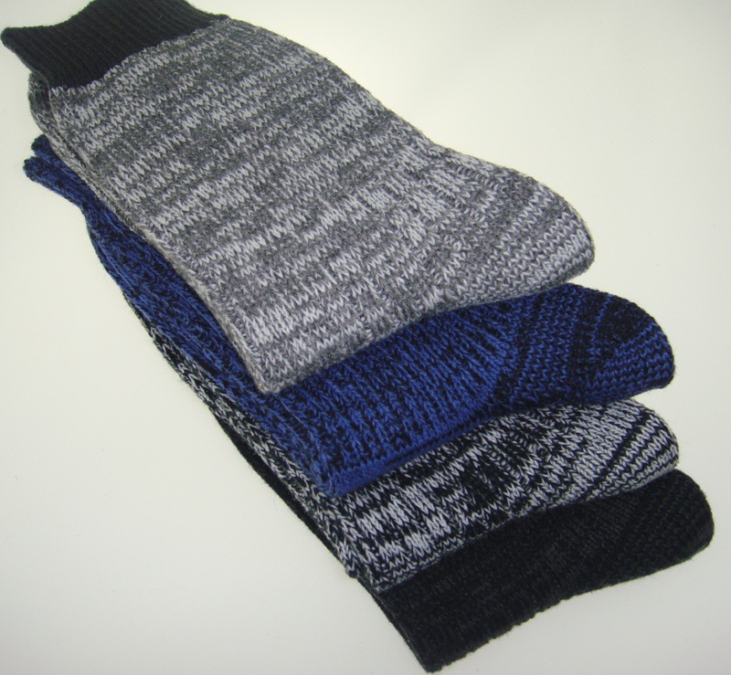 腈纶袜 粗针加厚袜 双针袜 厂家订做