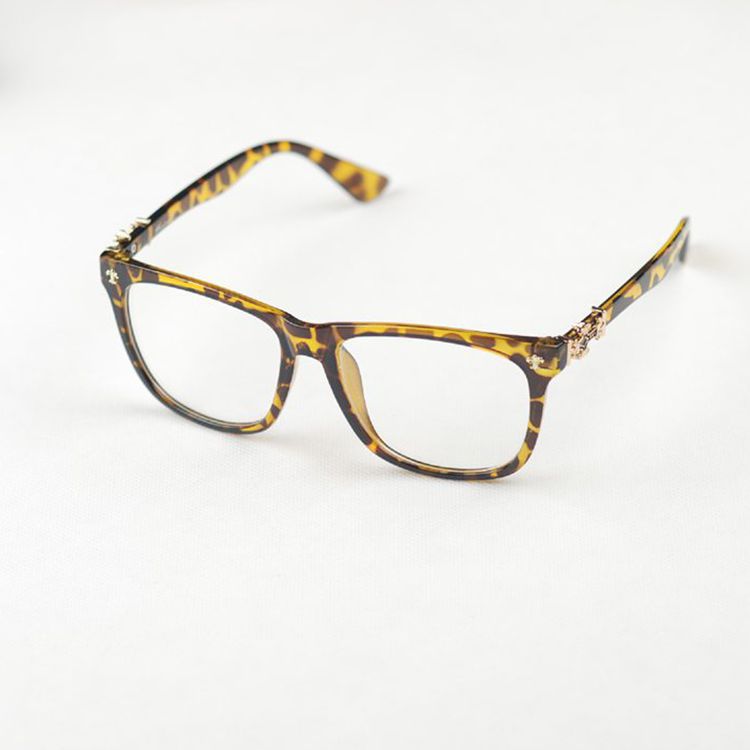 复古方框眼镜架 非主流潮男女板材装饰眼睛框无平光镜片