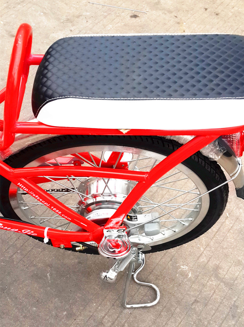 20寸48v松捷牌大管锂电自行车 电动车吉电池山地公路倒刹