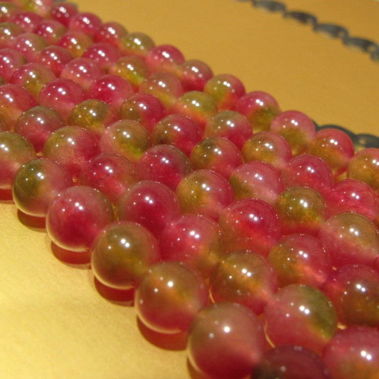 批发新款阿莲项链 韩版天然水晶西瓜晶玉半成品项链