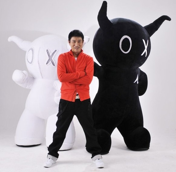 刘德华最爱儿子娃娃毛绒玩具安逗黑仔 公仔 安仔黑豆生日情人节礼 图