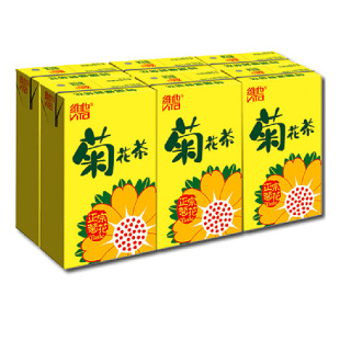 vitasoy维他 杭白菊菊花茶饮料 植物饮料 维他奶热销 250ml*6