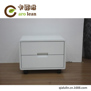 全国热销 板式喷漆床头柜/简易家具/白色二抽屉 可一件代发g02