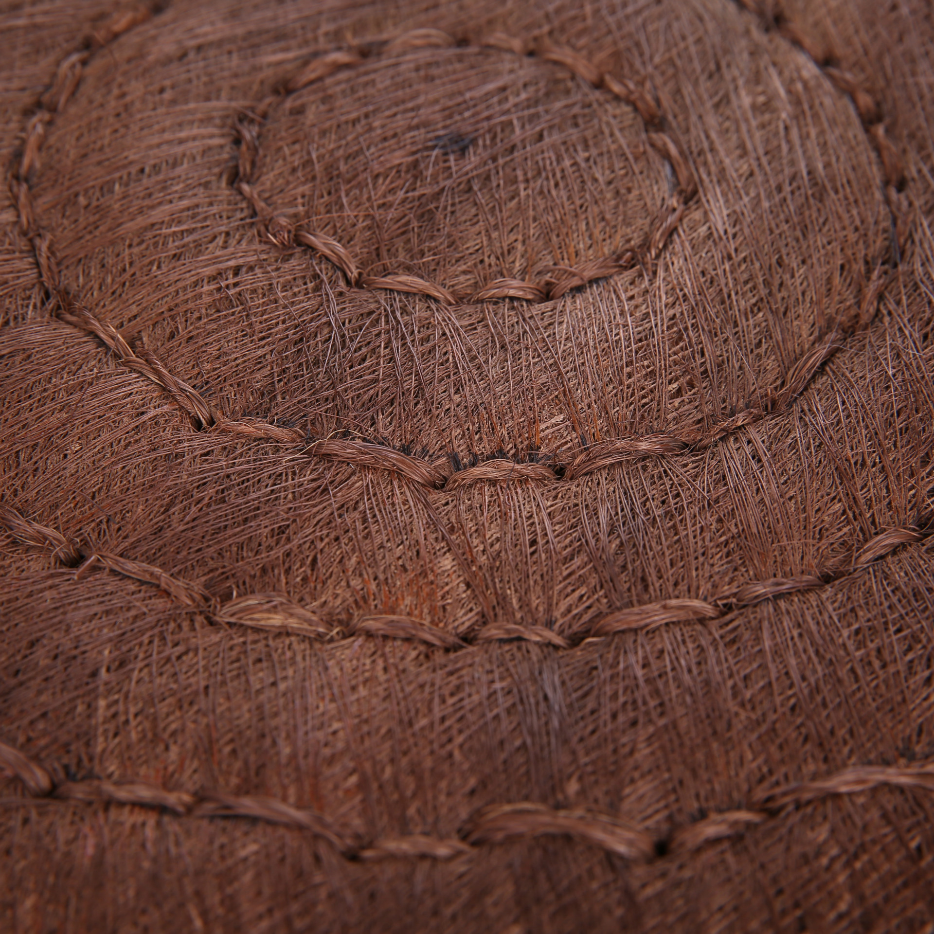 手工编织 棕毛坐垫 透气环保 直径30公分