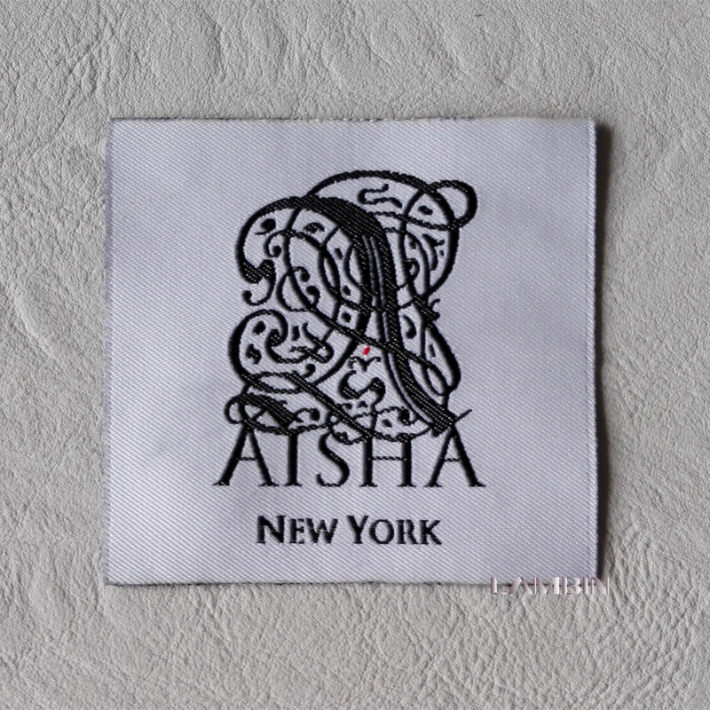 杭州朗宾定做竹纤维面料服装商标主标织唛《阿里巴巴诚信企业》