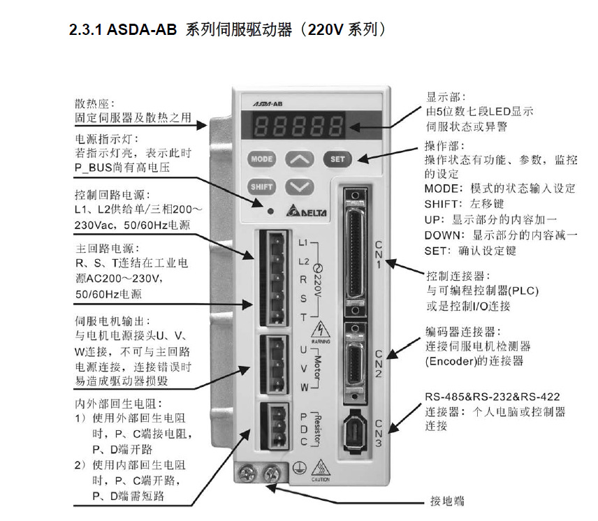 現貨供應原裝正品臺達delta交流伺服驅動器asd-a1521-ab