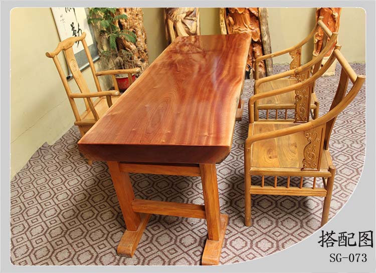 非洲草花梨实木大板(烘干)大板现货 实木画案 红木家具 sg-073