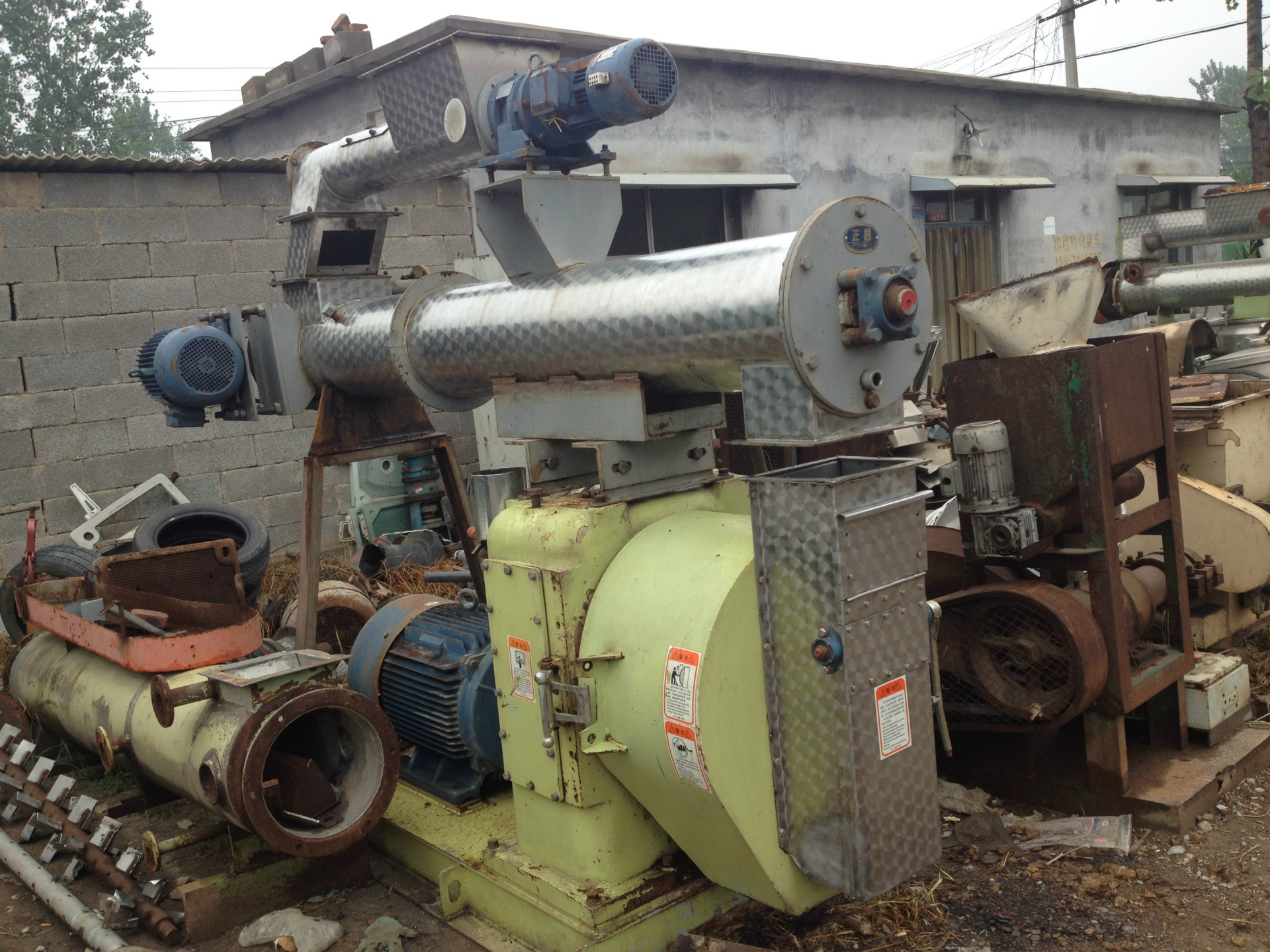 转让二手350正昌饲料颗粒机,二手40型颗粒机