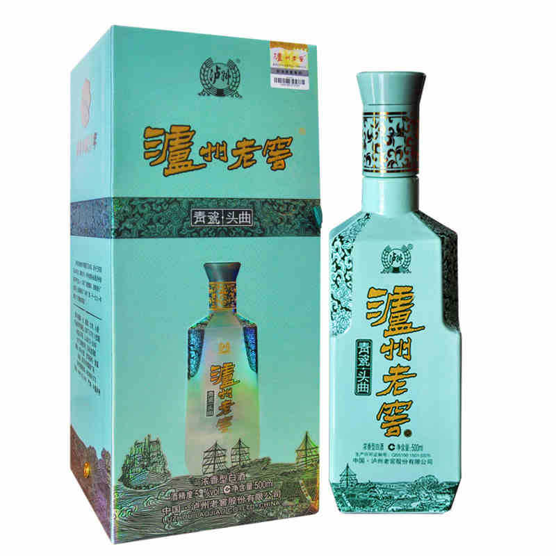 泸州老窖青瓷头曲 52度浓香型白酒 保真团购批发