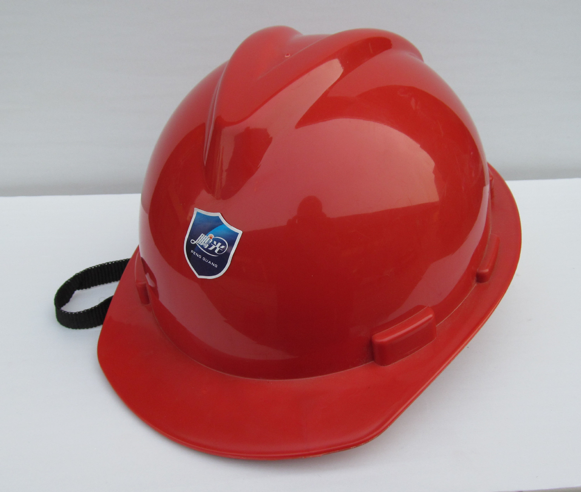 供应 鹏光牌普通塑料安全帽 普通v型塑料安全帽 劳保用品