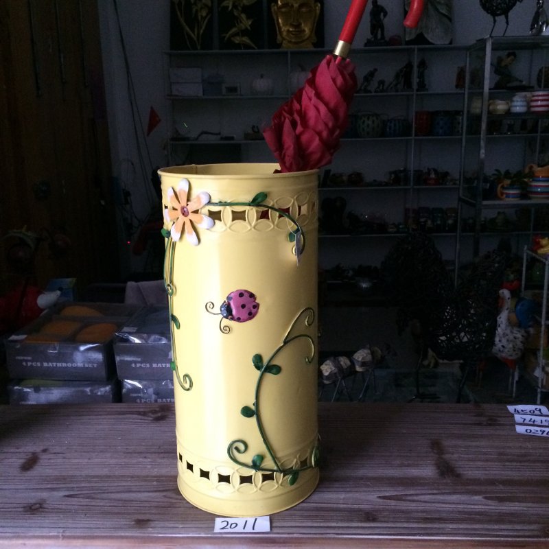 工艺品批发 家居家用两伞桶 创意铁艺花园摆件 库存现货 2011