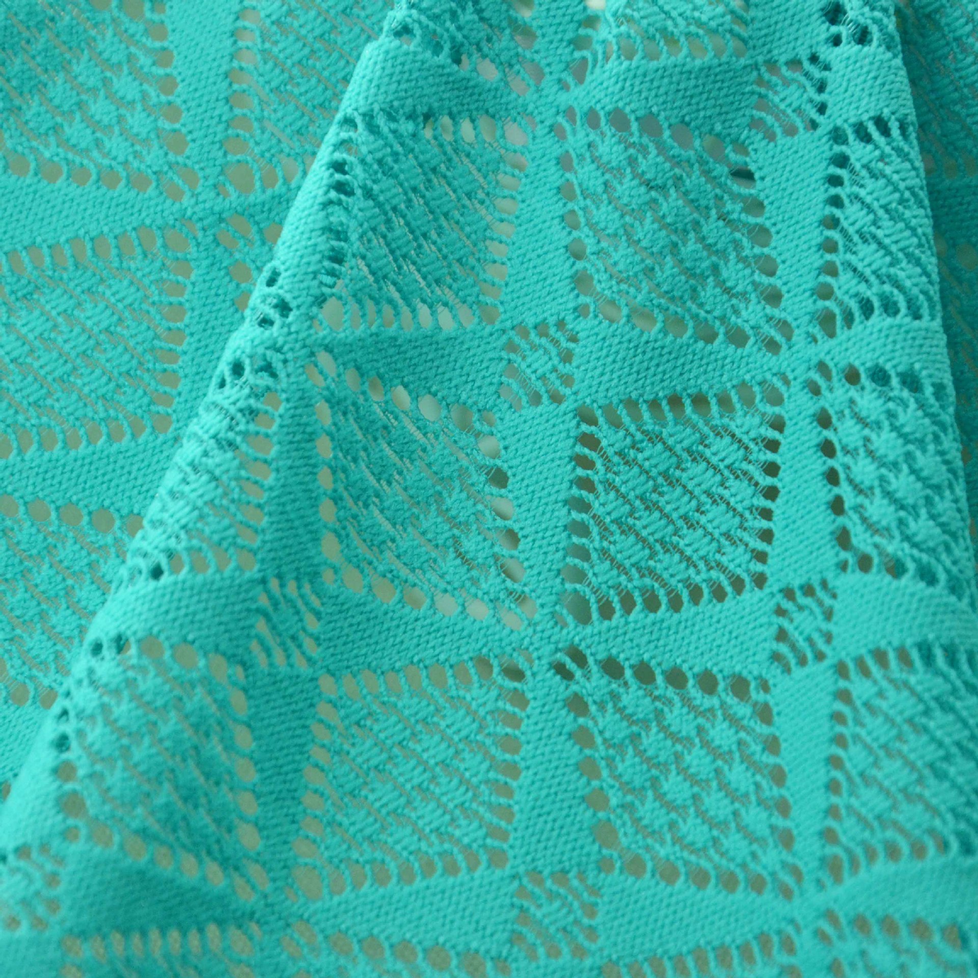 2015年春季 几何面料 新款锦纶蕾丝面料 蕾丝辅料 服装蕾丝面料