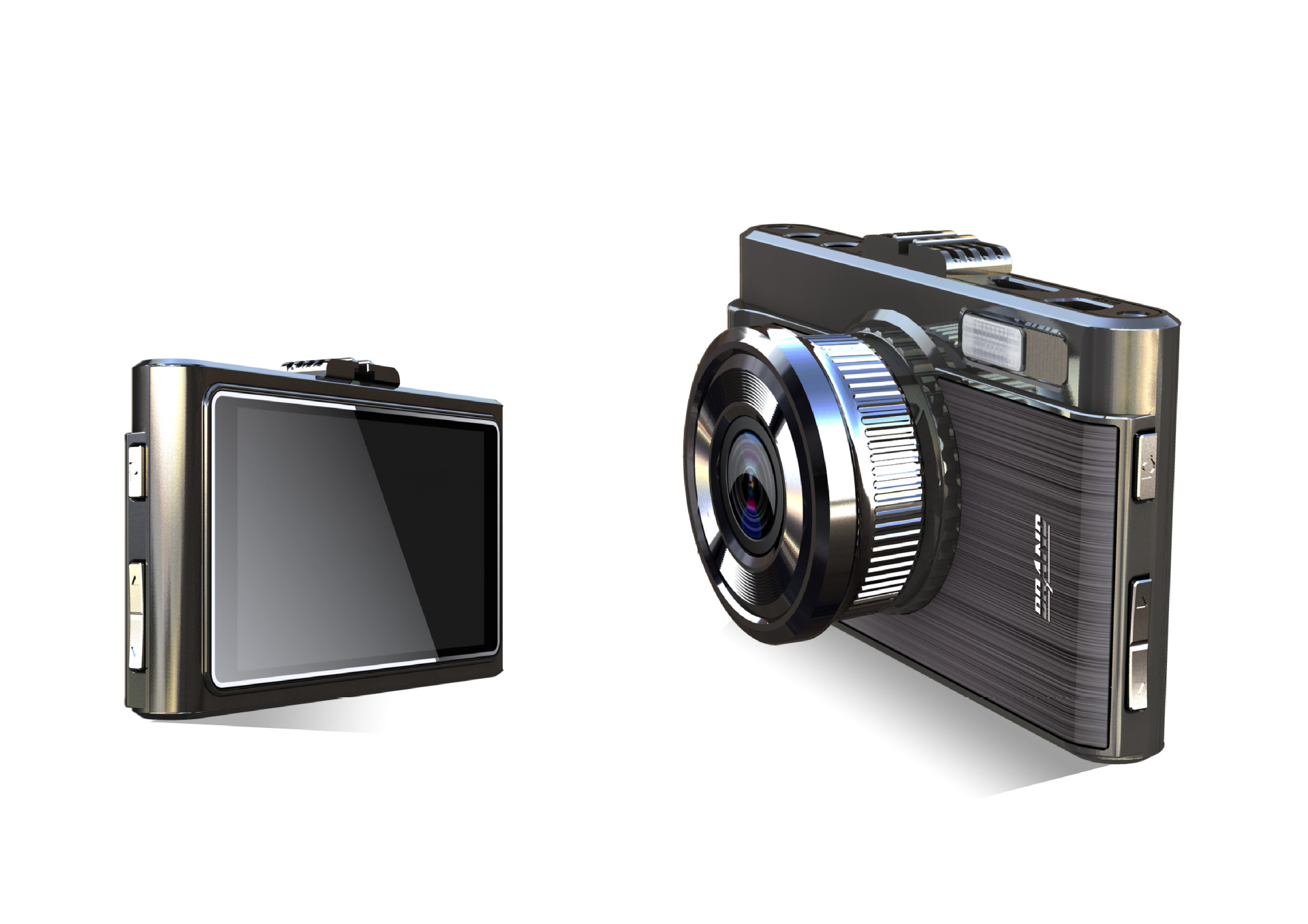 广东深圳行车记录仪 gt100双镜头 3寸显示高清1080p