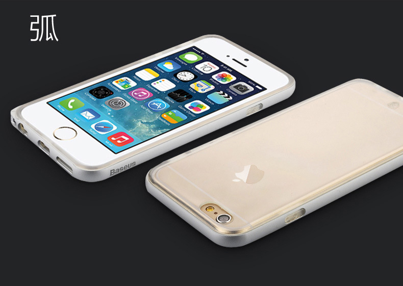 倍思iphone6 plus手机壳 苹果6 plus金属边框 手机套5.5寸外壳