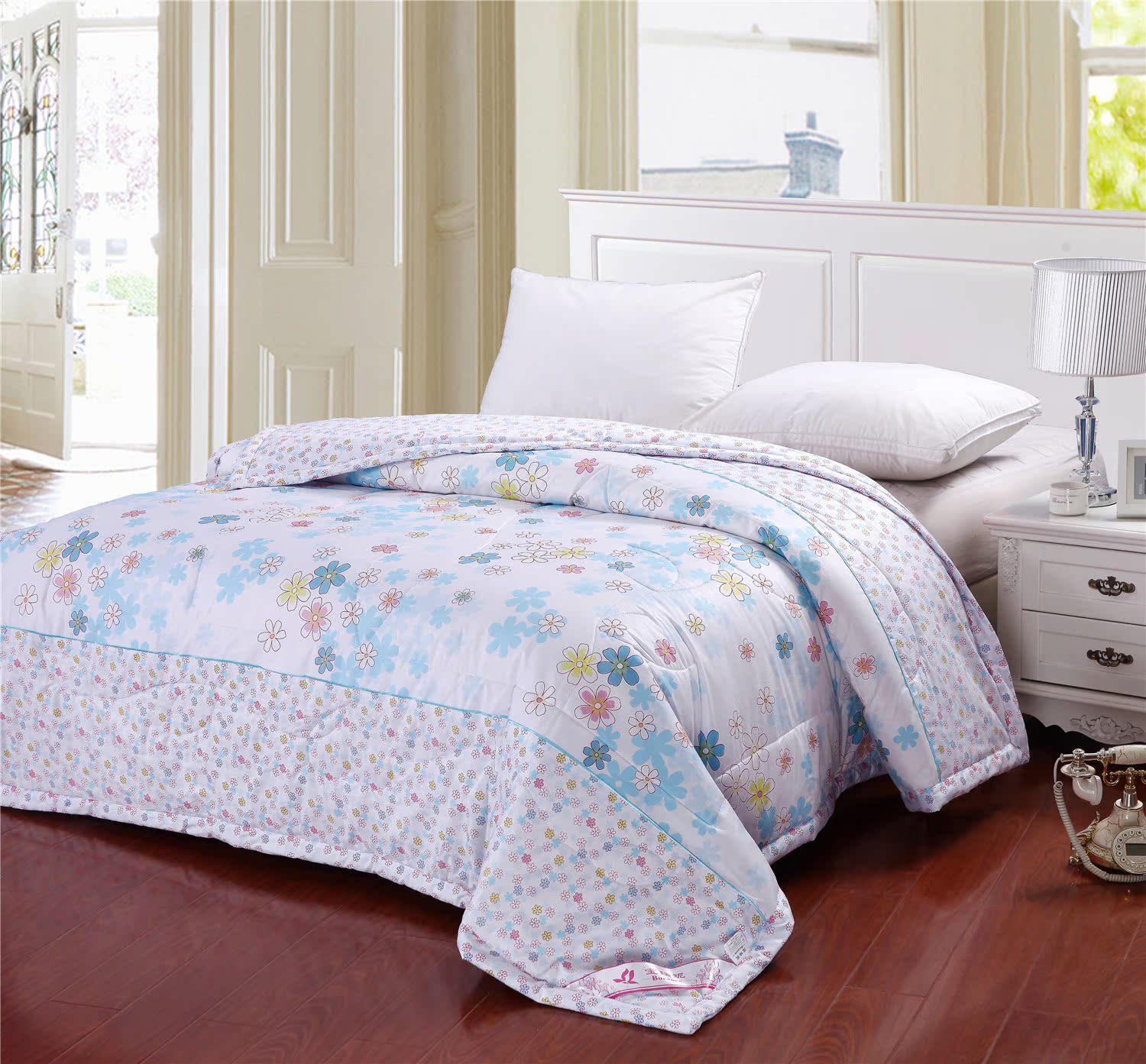 特价夏凉被纯棉清仓 全棉ab版斜纹印花夏被批发 老款花色亏本处理