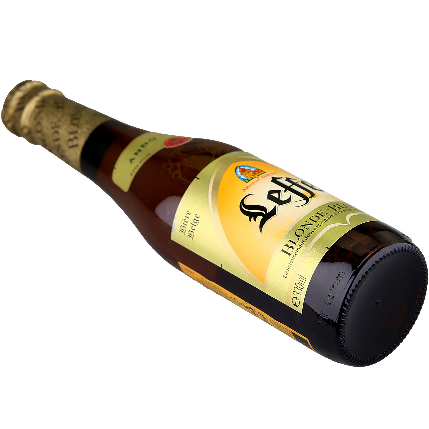 比利时原装进口 窖藏啤酒 莱福金 莱福leffe金啤酒330ml 整件批发