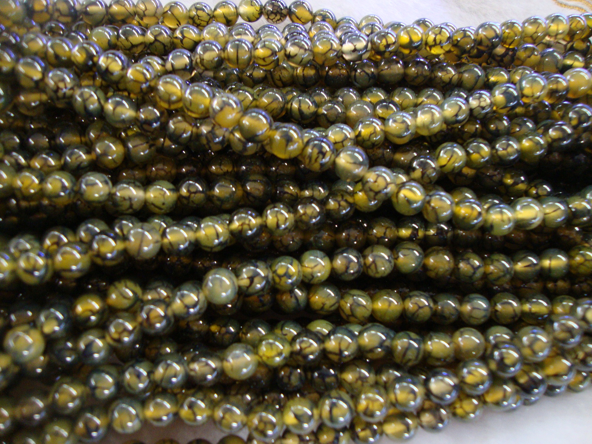 厂家直供玛瑙手串天然玛瑙蛇皮纹多圈手链108粒6mm