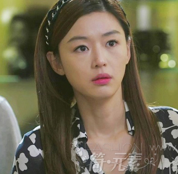 韩国热剧同款 千颂伊黑色编织发箍发带 多用款