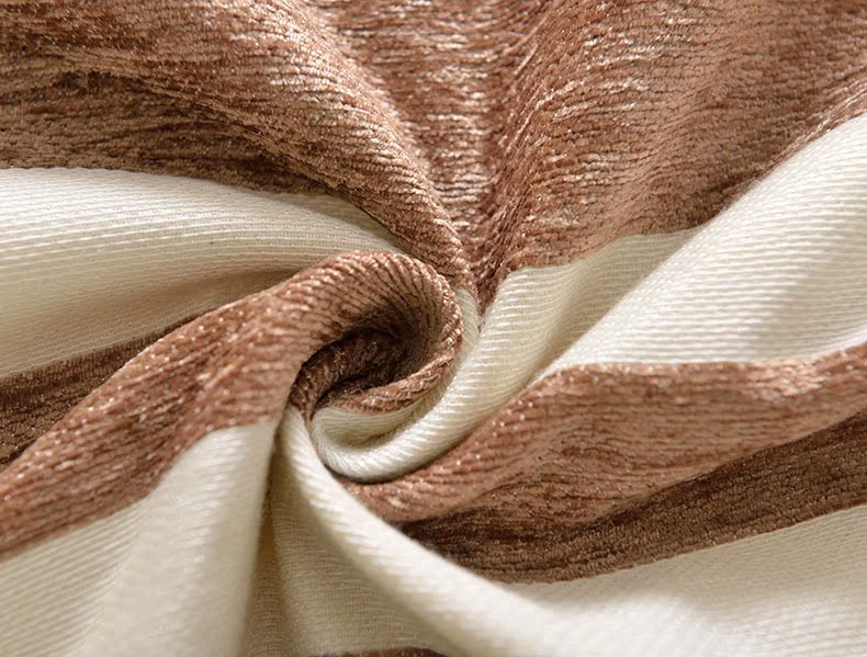 【嘉联斯通】新款欧式韩式雪尼尔窗帘布 条纹图案罗马窗帘批发