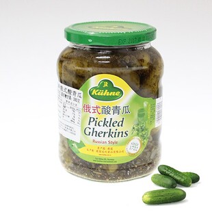 德国冠利酸黄瓜 俄式酸青瓜 麦当劳汉堡专用 670g