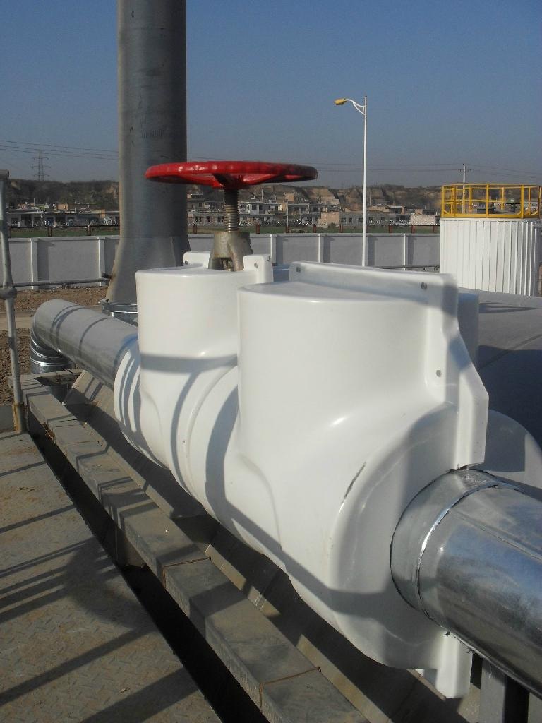 玻璃钢阀门保温罩壳 玻璃钢阀门保温壳 电厂阀门保护罩壳