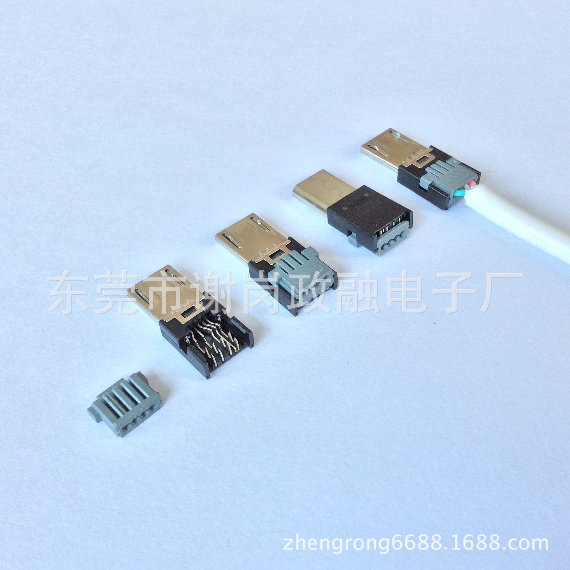 micro usb 5pin(刺破式/免焊接)公