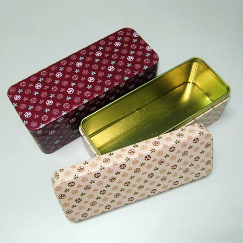 精简马口铁金属盒包装 罐身接扣齐平长方盒礼品盒