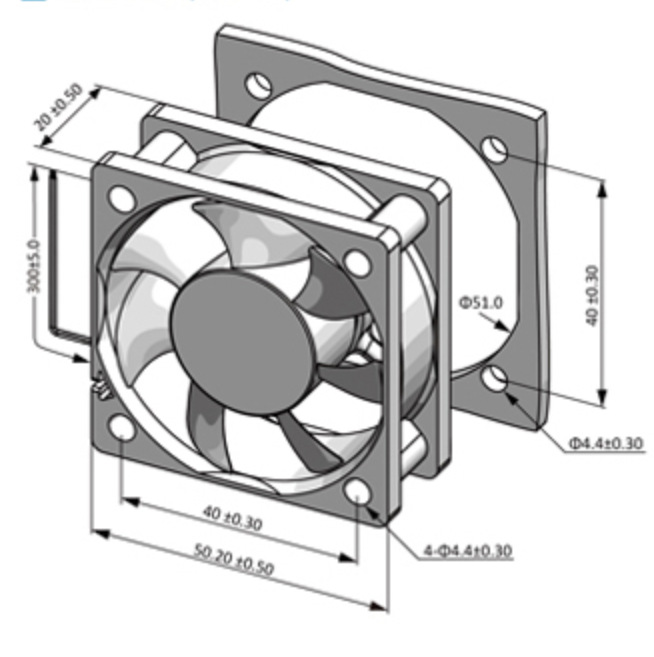 【五折優惠】高品質5020軸流風機5020直流風機50*50*20散熱風機