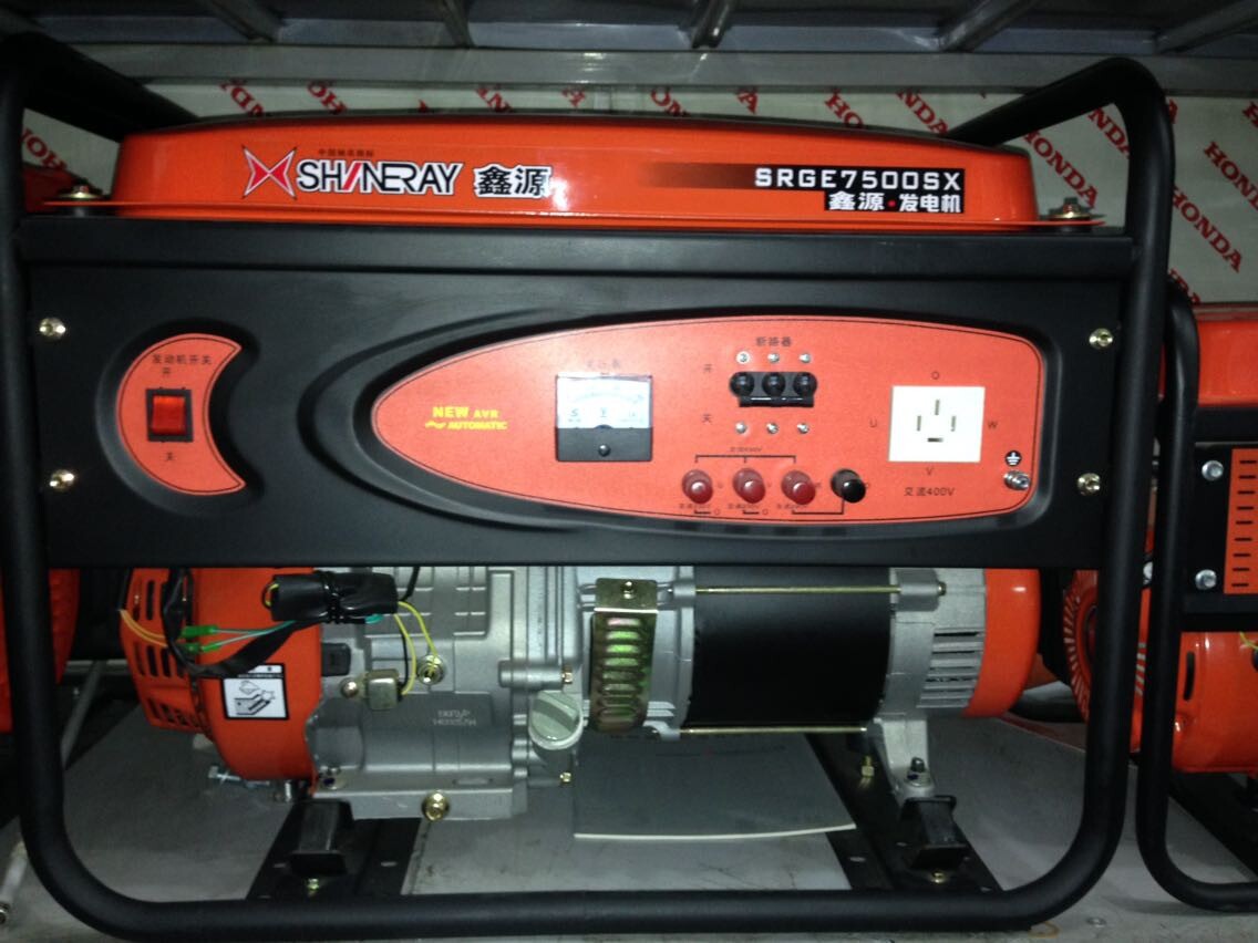 6kw】河南郑州厂家直销鑫之源汽油发电机srge7500sx 6kw价格 