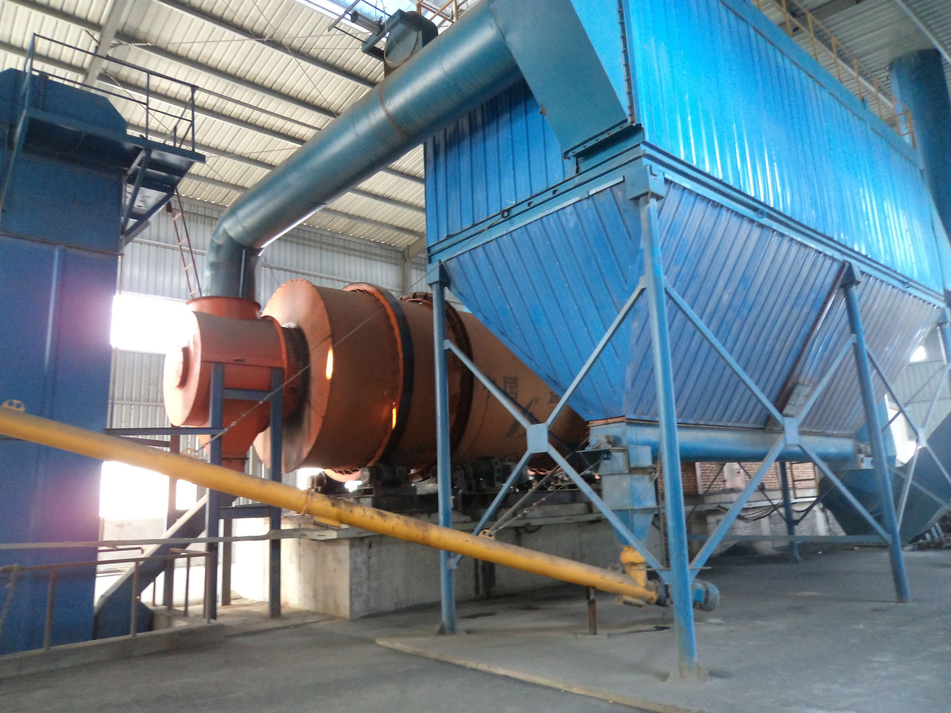 干粉砂浆专用销齿传动三筒烘干机