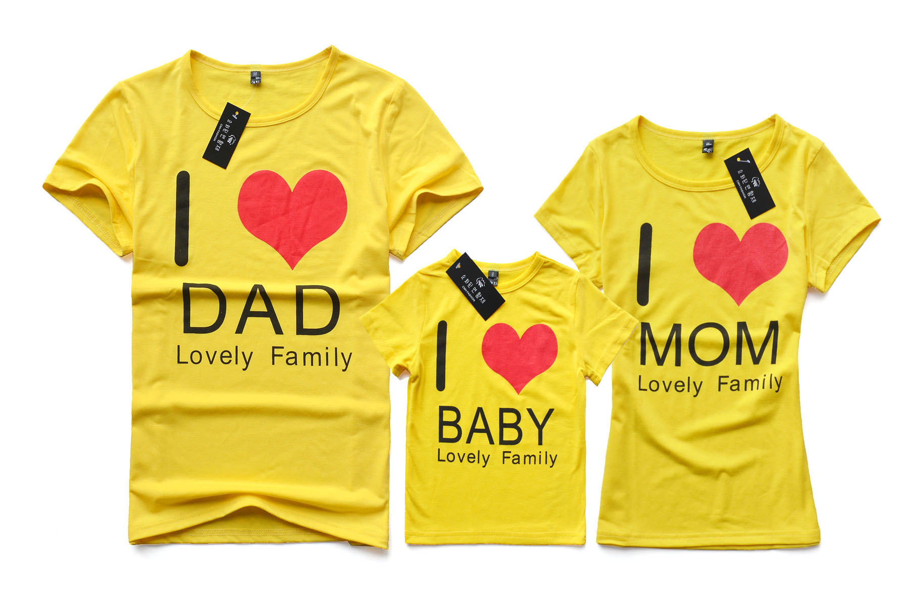 家庭亲子装厂家直销批发亲子装蜜蜂夏装潮t恤一家三口母子母女装